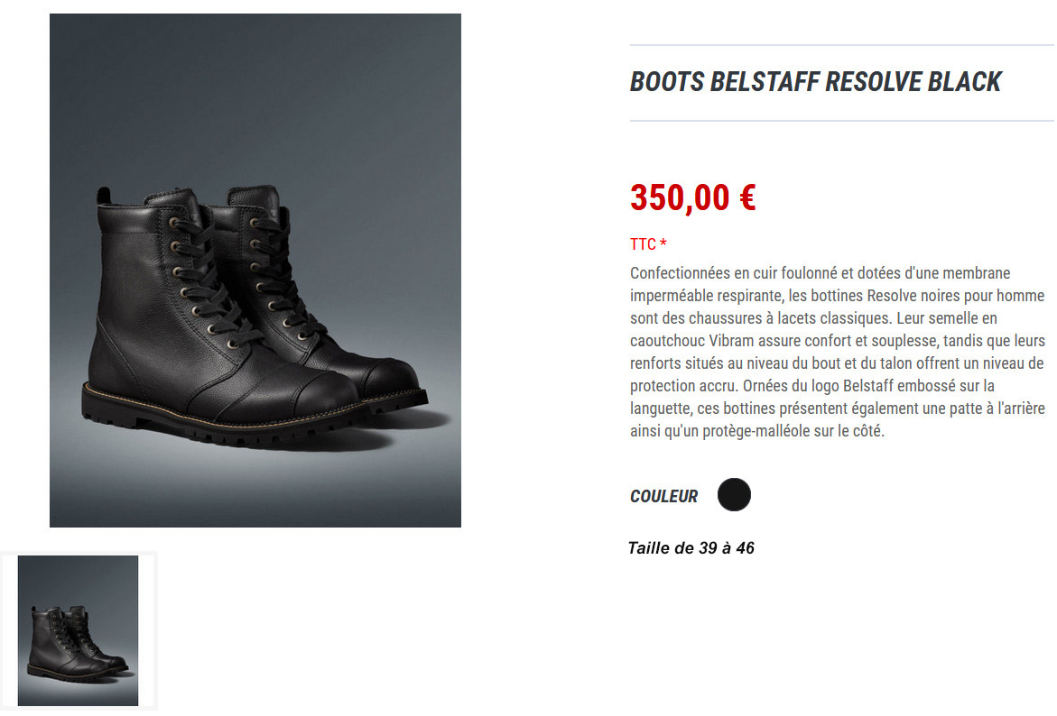 BOOTS RESOLVE BLACK