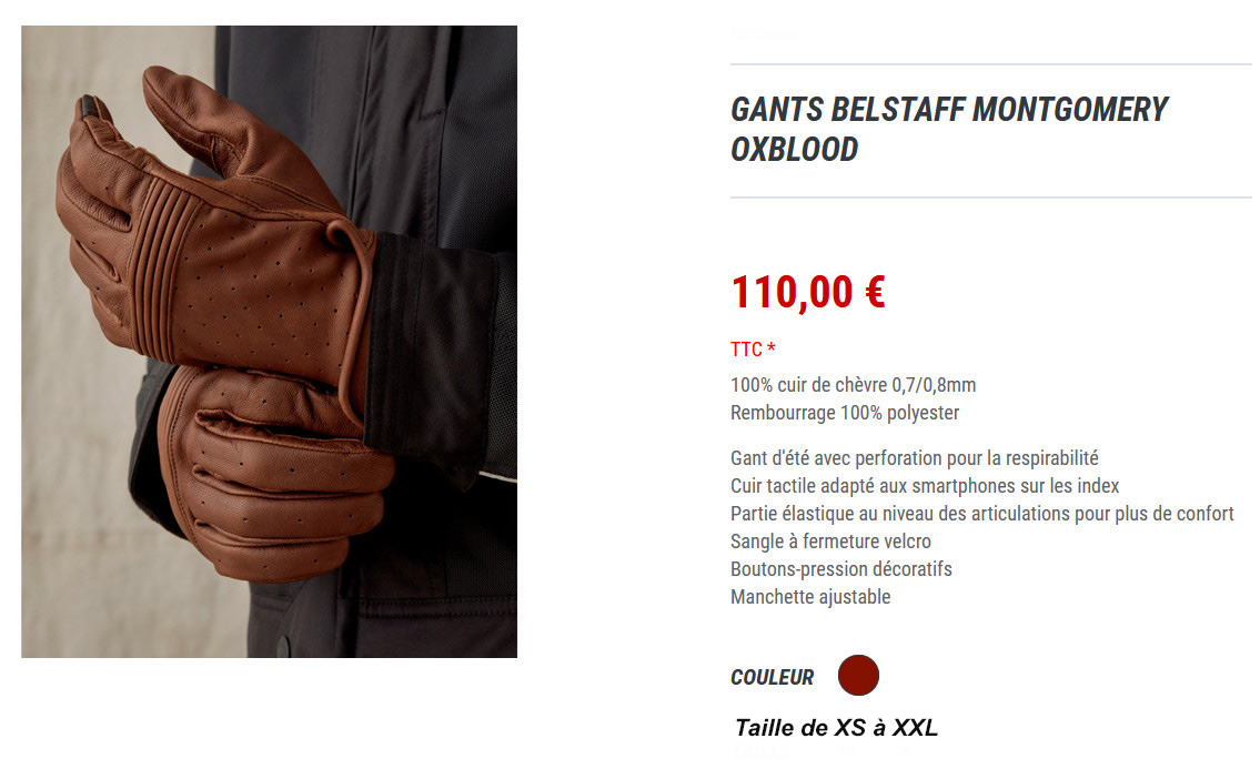 GANTS MONTGOMERY CUIR OXBLOOD