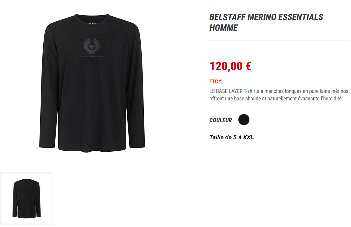 MERINO ESSENTIALS T-SHIRT HOMME